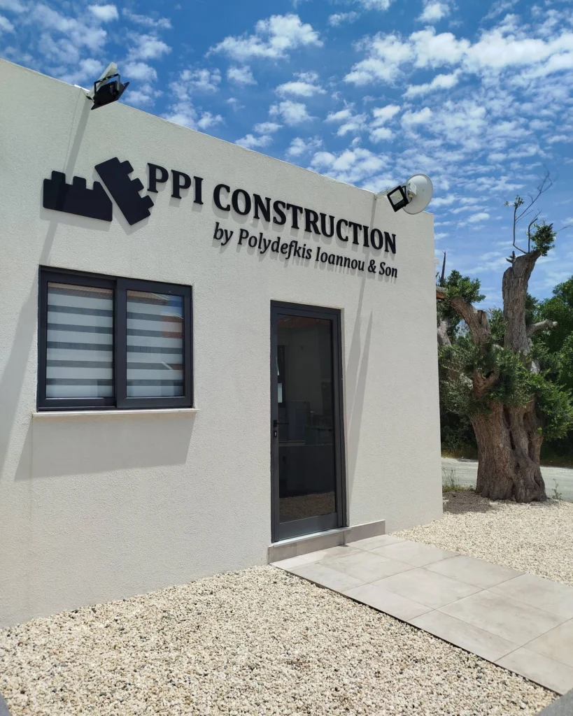 Το γραφείο της PPI Construction στην Ερήμη.
